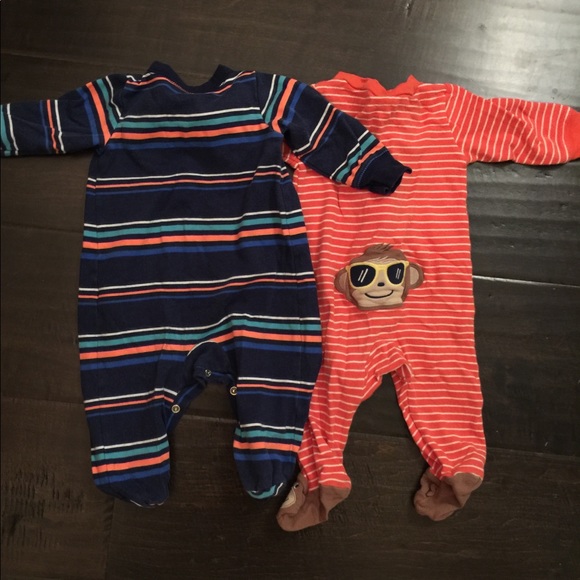 Lot of 6 Carter’s Pyjamas (Footed Onesies) - Picture 7 of 7